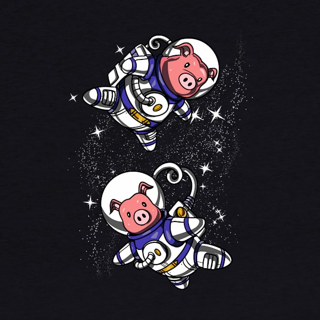 Pig Space Astronaut by underheaven